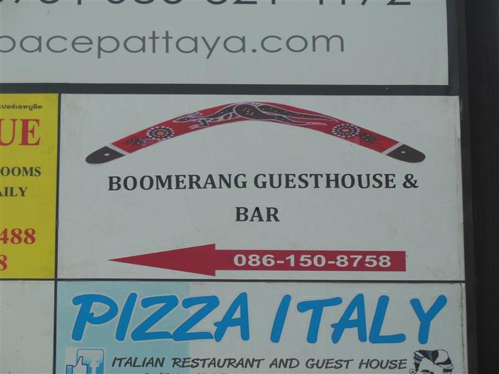 Boomerang Guesthouse And Bar Pattaya Exterior foto
